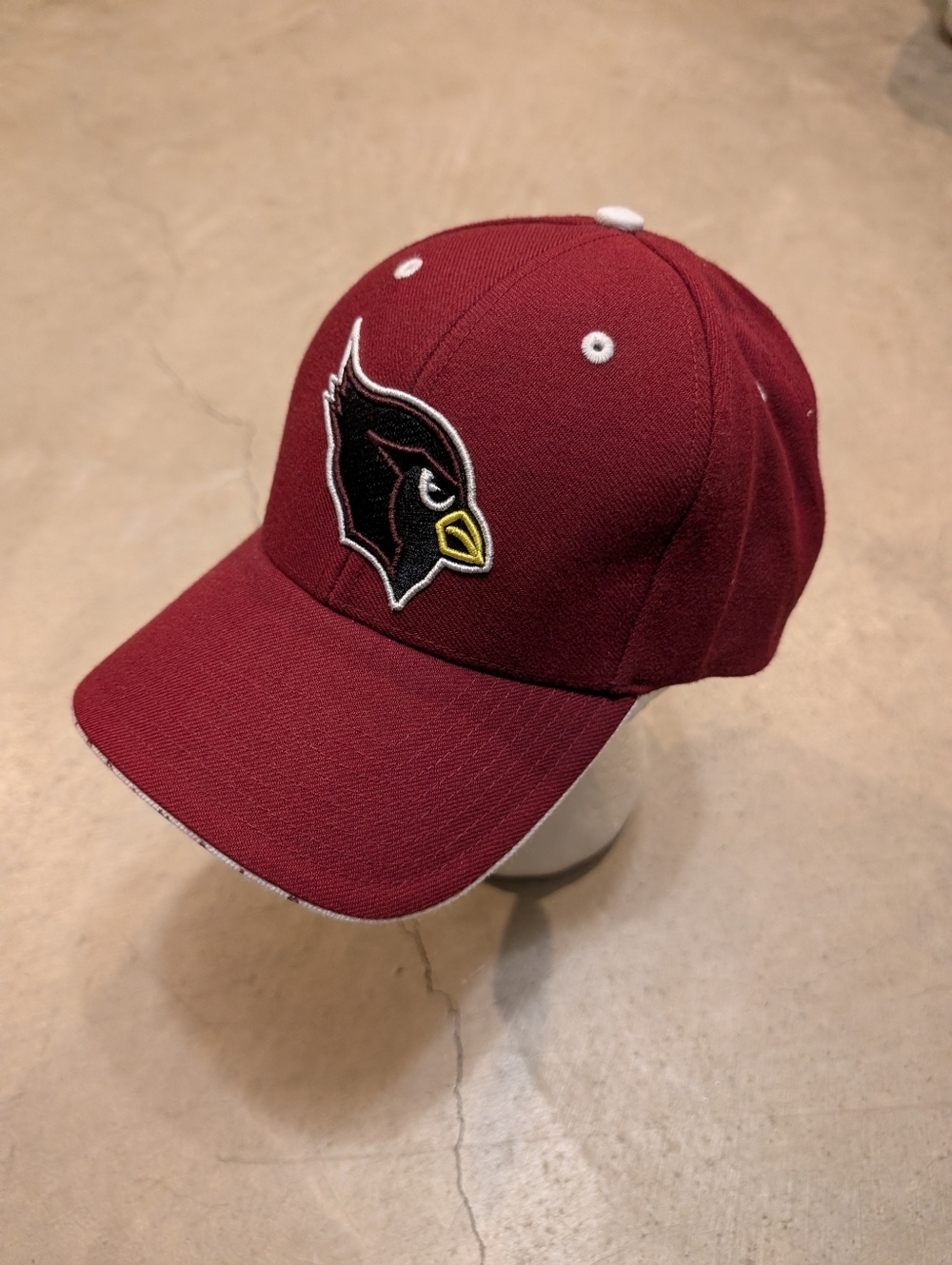 Y2K Arizona Cardinals Strap Back Hat Twins Enterprise Red Adult Wool Blend